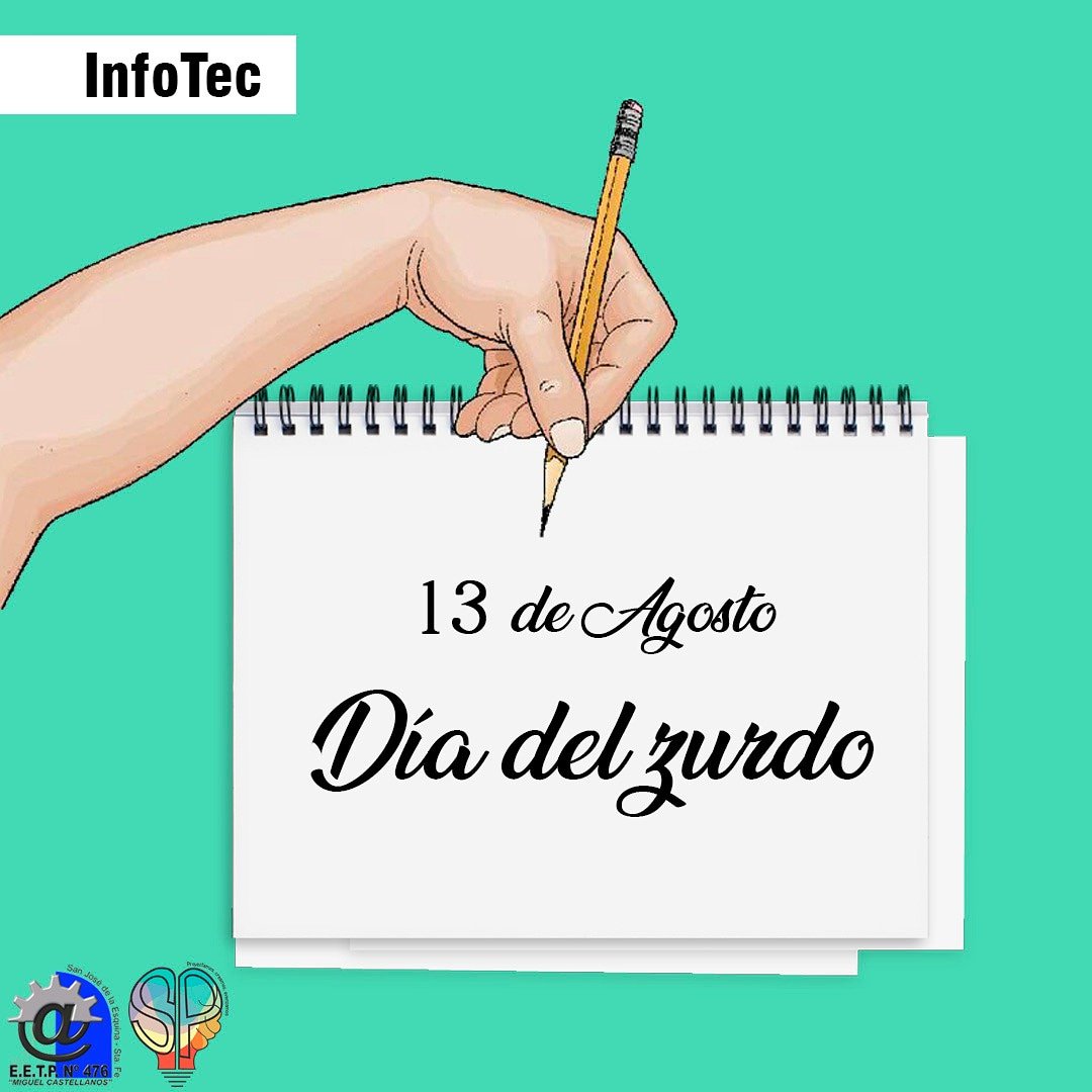 6taproduccion's tweet photo. Día Internacional "de ese 13% que se mancha las manos al escribir y tiene problemas con el abre latas". 
Si tenés alguno conocido que sea Zurdo ¡No dudes en saludarlo! 🎉😁🙌
#infotec #sextaproducción #enlatécnicanoparamos https://t.co/ID0idAXO2u