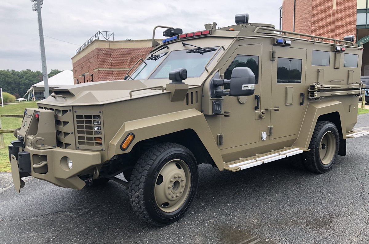 ATFBaltimore's tweet photo. ATF’s Special Response Team has arrived at @CalRipkenSrFdn Badges for Baseball! These Special Agents are showing campers &amp; coaches the bearcat tactical vehicle &amp; gear they use to assist field Agents with high-risk law enforcement operations &amp; warrants.
#CRSFCamp #TeamCopsAndKids https://t.co/6dMII7HeTN
