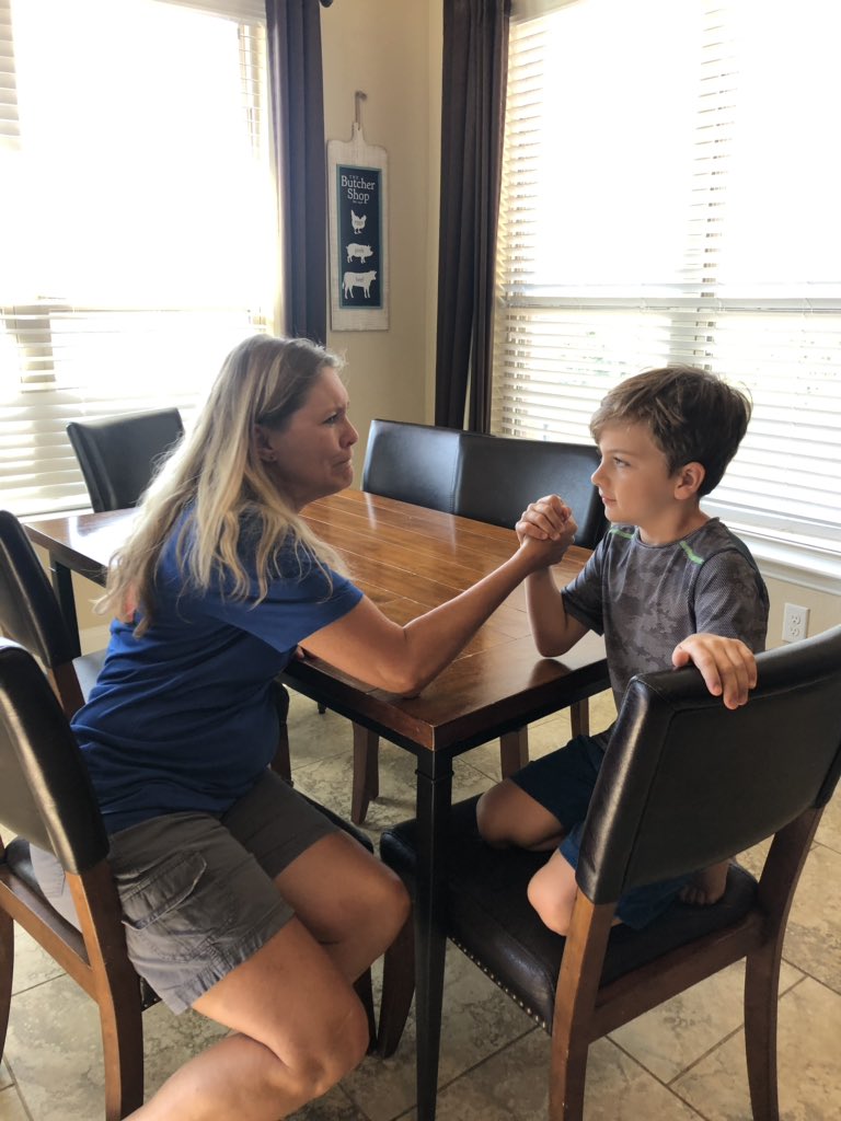 Arm wrestling <a href="/MaryStults_ISES/">ISES.Principal</a> #isesfifth