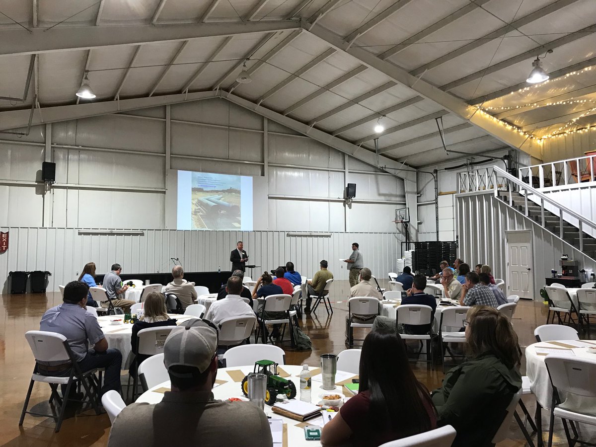 ajmathis13's tweet photo. Folks from 10 different organizations learning about all things irrigation during the #CDN #Turnrow workshop in Lonoke County. Better understanding leads to better assistance from those working with and for the Ag community. https://t.co/m0D7QuWjlV