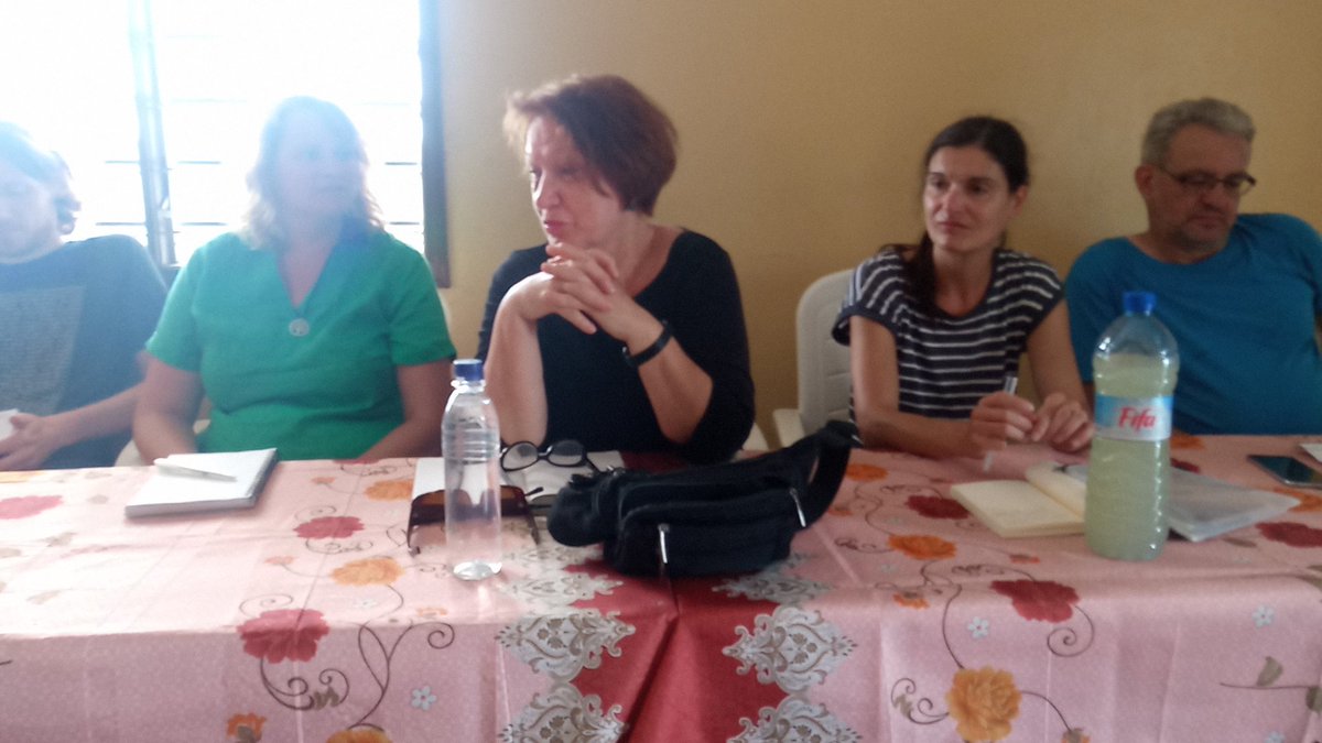 maison_msb's tweet photo. Rencontre d'échange ce Mardi 13 Août 2019, avec la délégation de l'IAK venu de l'Allemagne au siège de l'association Hirondelle Bénin. Elle s'inscrivait essentiellement dans le cadre d'un état des lieux de la situation des personnes LGBTQI au Bénin. https://t.co/ntSbxjFaic