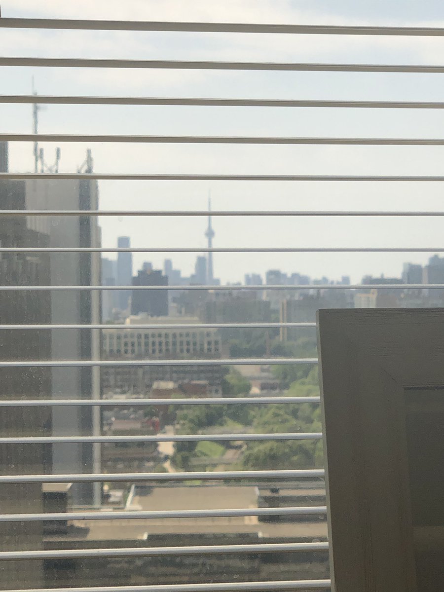 LizScanlon's tweet photo. When you notice #CNTower is trending and your first reaction is to look out your office window and make sure it’s still standing. (It is.) https://t.co/zx07YwErgr