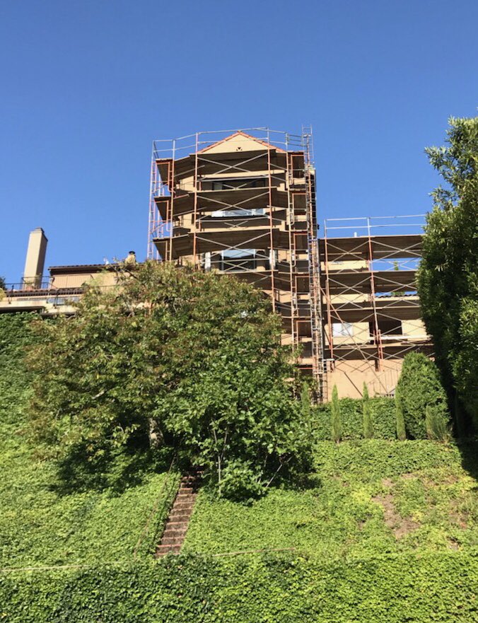 SEIPortland's tweet photo. Finishing up this residential property up in NW Portland on this beautiful Tuesday morning. https://t.co/KxFwSL0beW