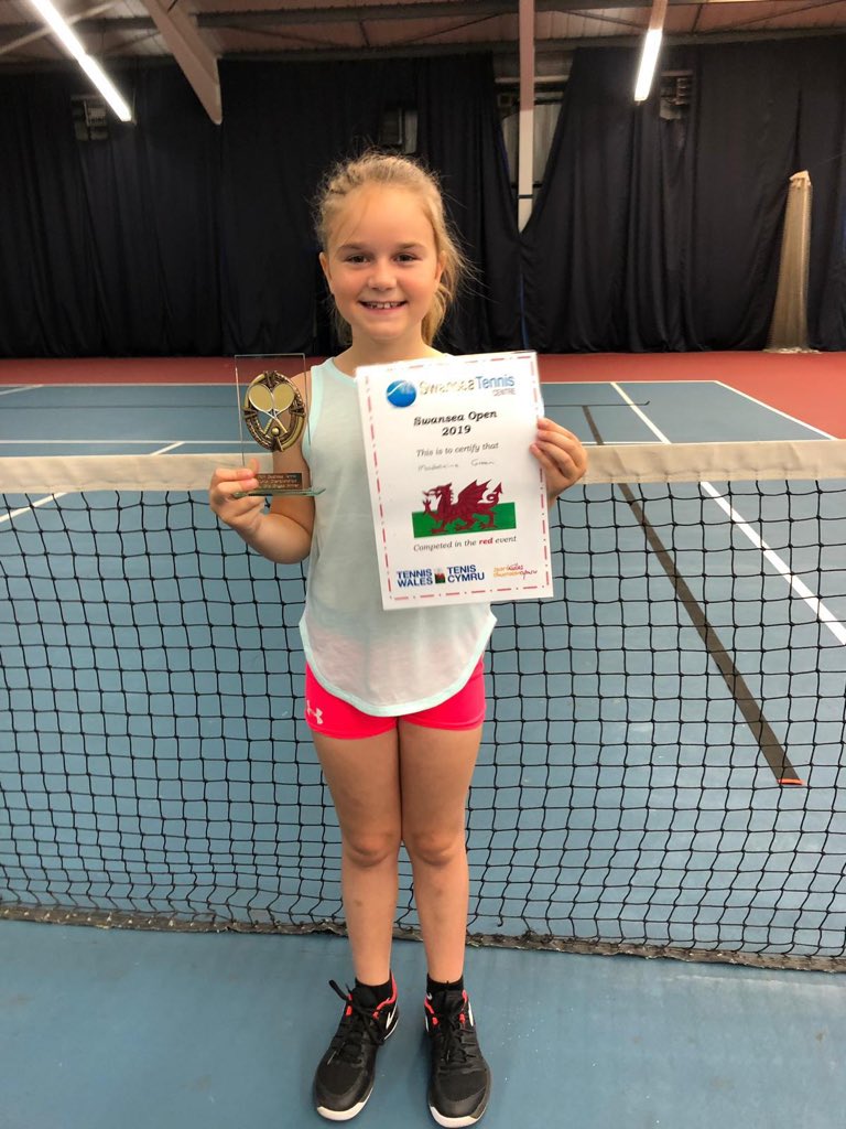 CoachPhilT's tweet photo. Well done to all 22 junior members who participated on summer camps today ☀️😀🎾👍🏻 &amp; well done to two of our competing juniors cameron for winning our Glamorgan open grade 5 &amp; MADD’s for winning grade 3 Swansea mini red event #busyclub https://t.co/l4QDSSreq3
