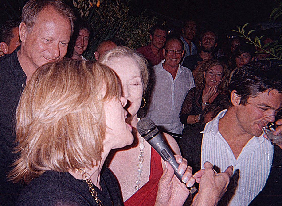 ultragloss's tweet photo. god i wish i was at the mamma mia! (2008) wrap party https://t.co/W1HxTRIS55