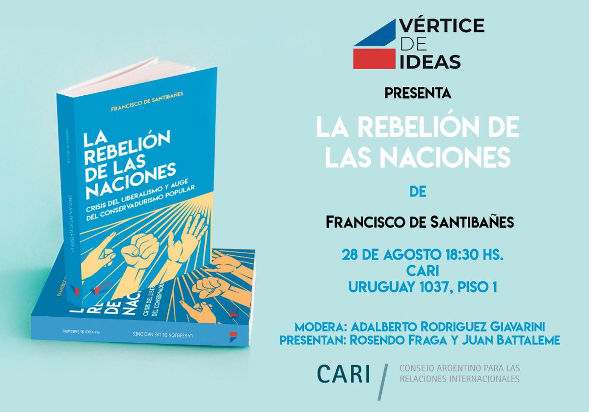 frandesanti's tweet photo. Todos invitados a la presentación de mi nuevo libro #Larebeliondelasnaciones! https://t.co/tGB2H0MKpH