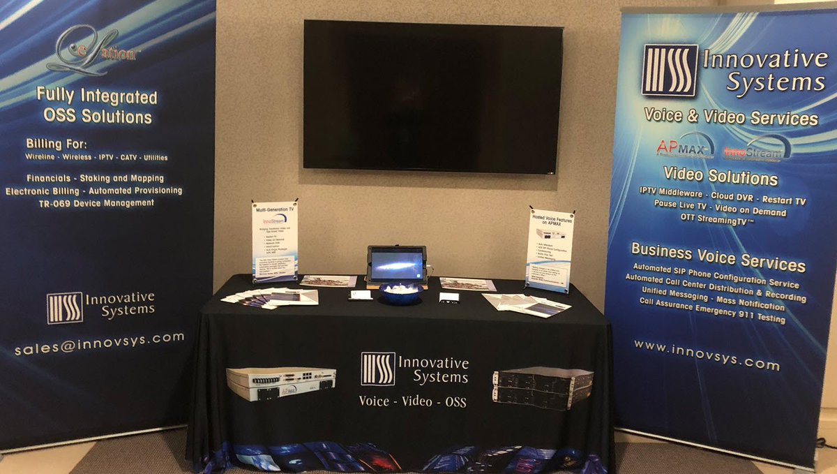 InnovSysSD's tweet image. Join Jennifer Pavlicek and Scott Sobolewski  @scottsobo  at the Adtran Broadband and Business Summit 2019 #BBSS19. Scott will be doing presentations on Innovative Systems @InnovSysSD MG-TV