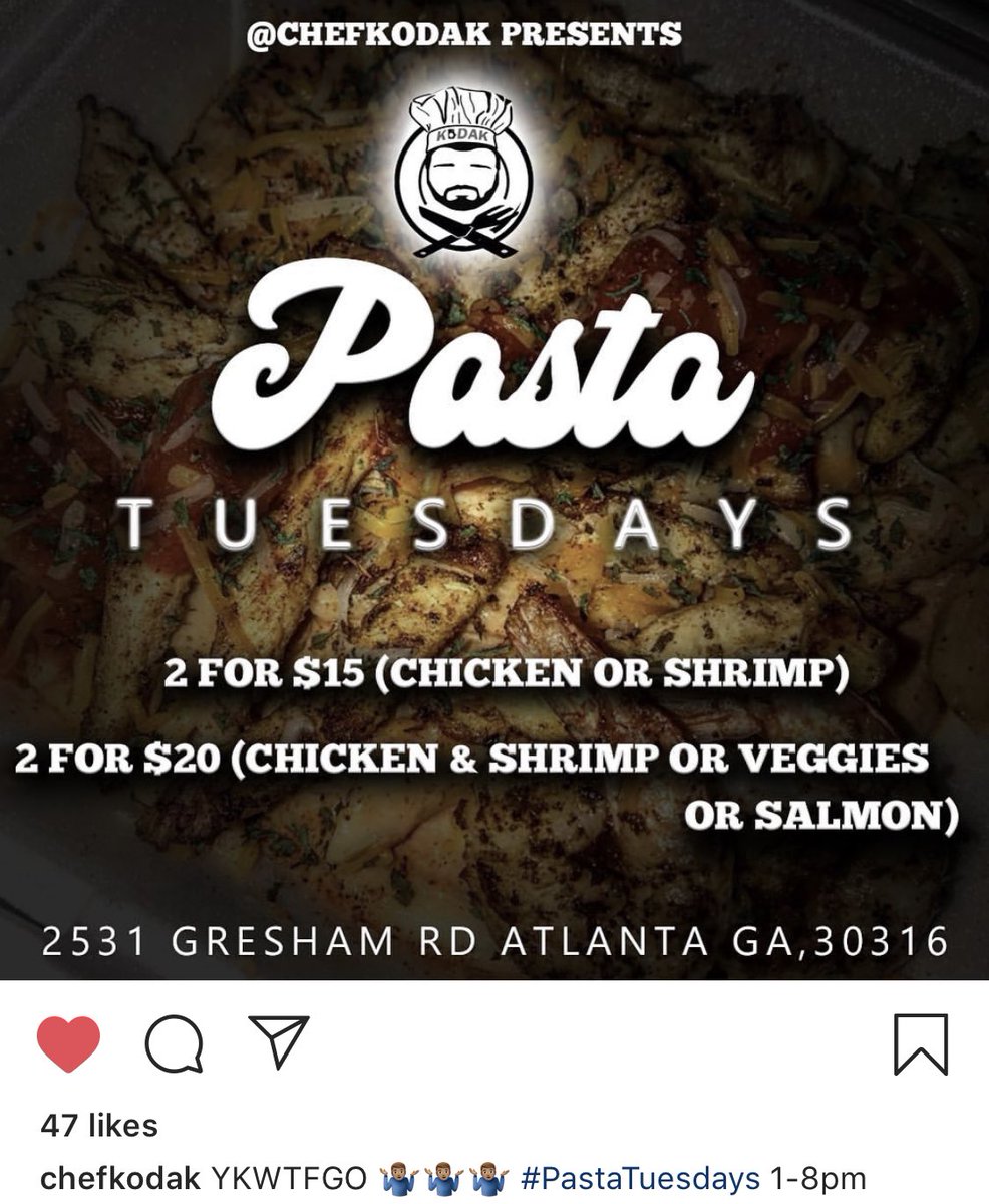 DJPrettyBoyTank's tweet photo. Itβs π #PastaTuesdays https://t.co/KujDrZGoJK