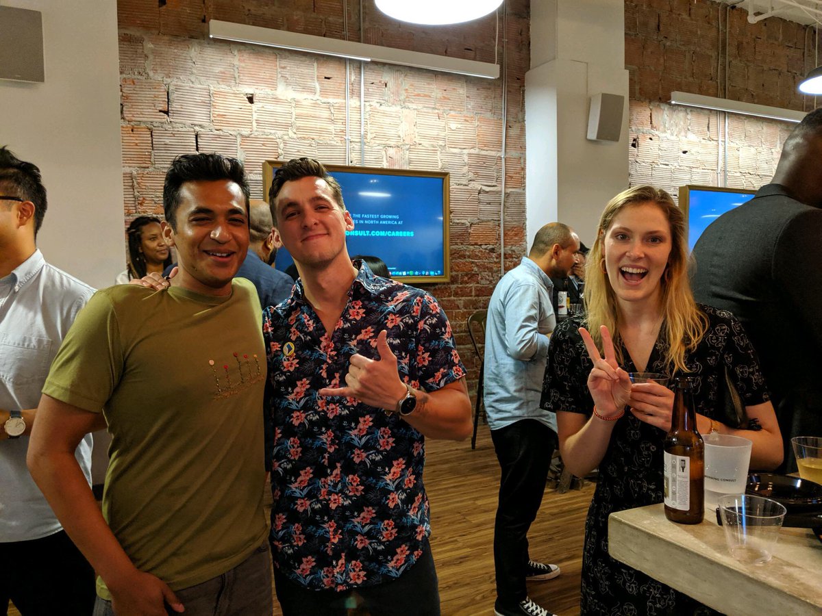 DistCreatives's tweet photo. Highlights from our inaugural Creatives Open House event. Thanks again to our gracious hosts @MorningConsult, the DC creative community and the MC design team for a great night! #dctech https://t.co/gQhZlEsyvL
