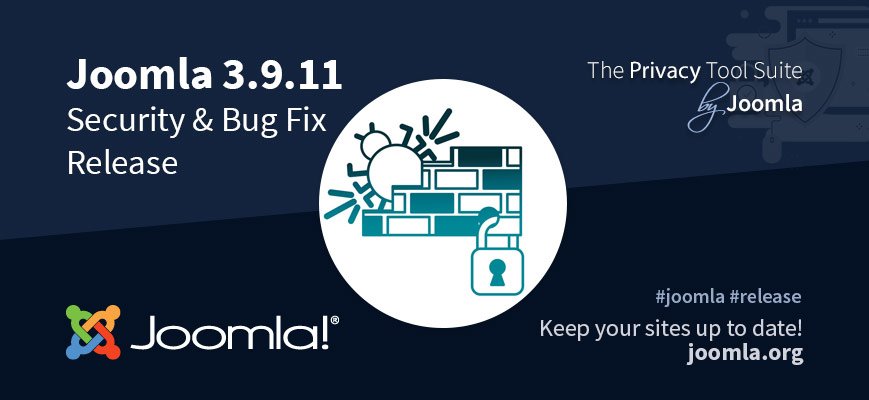 joomlers's tweet photo. Joomla 3.9.11 is now available. This is a security fix release for the 3.x series of Joomla which addresses one security vulnerability and contains over 25 bug fixes and improvements.
#CMS #Joomla #update #securityrelease
https://t.co/1lO0Owb0AN https://t.co/rrFdtUdUAk