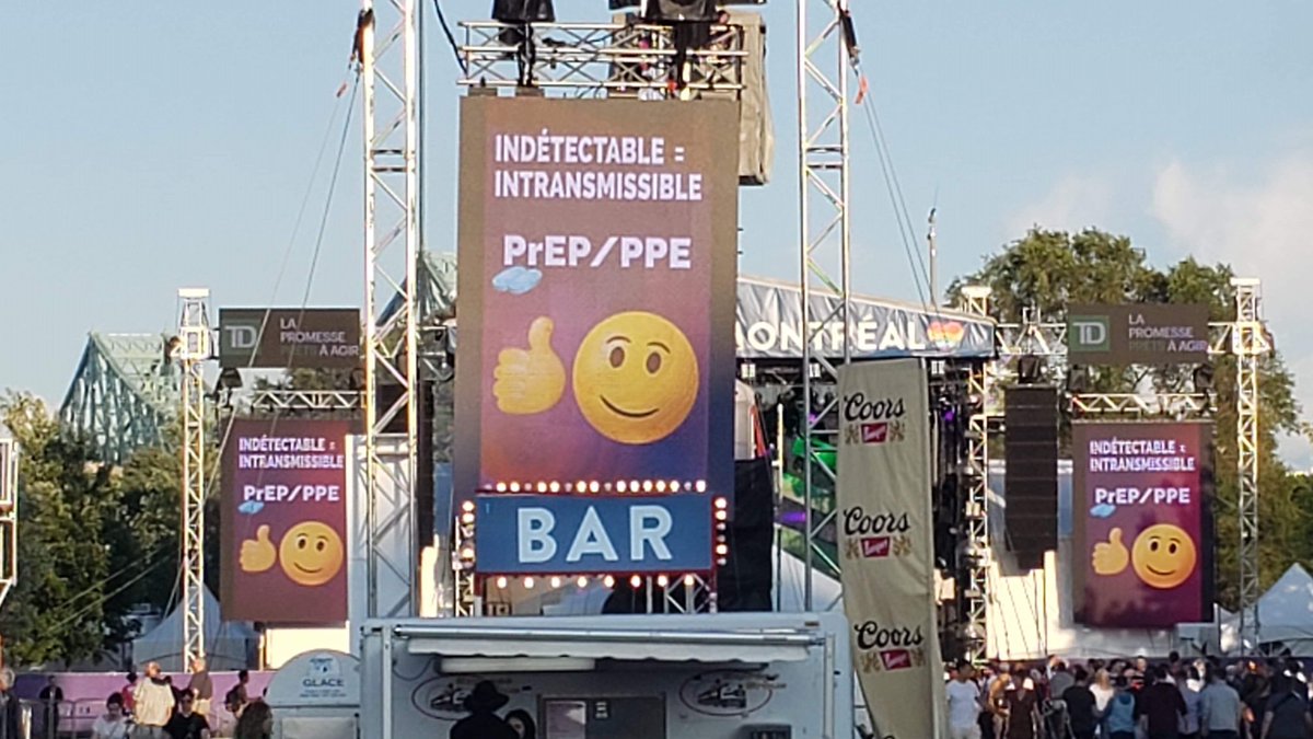 Santepub_Mtl's tweet photo. Le saviez-vous? Une personne vivant avec le #VIH dont la charge virale est indétectable ne transmet pas le VIH par voie sexuelle. Indétectable=Intransmissible, une stratégie de prévention efficace présentée dans le guide santé SEXE: https://t.co/XAkSuzzc90 #iégalei #FiertéMTL https://t.co/ABVJZ8HS65