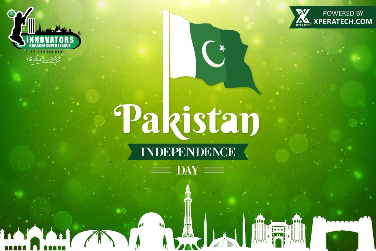 InnovatorsKSL's tweet photo. We wish you all a very Happy Independence Day.
May our country progress in everywhere and in everything so the world would be proud of us Pakistan Zindabad!
Jashn e Azaadi Mubarak!
#Innovators #Karachi #Super #League
#Cricket #Subh #Kay #Liyeah https://t.co/k9iPnzNhj9