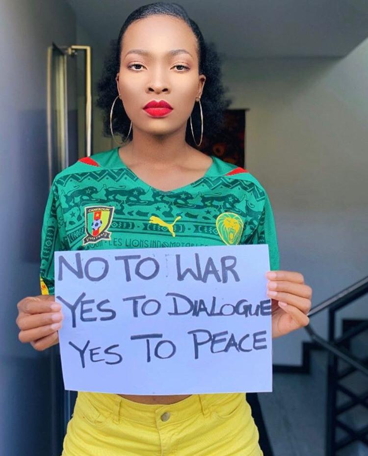 MissCamerSuisse's tweet photo. #MISCAS also crying our own Deads. Our Queen decided to have a thought for innocent #Cameroonian souls. Together we stand we have to be united&amp; indivisible 4the #Peace. She's part of the voice of voiceless too.

Let's use our differences 2make dem a cultural Treasure. @OtiaJarvis https://t.co/UkY2II8zTc