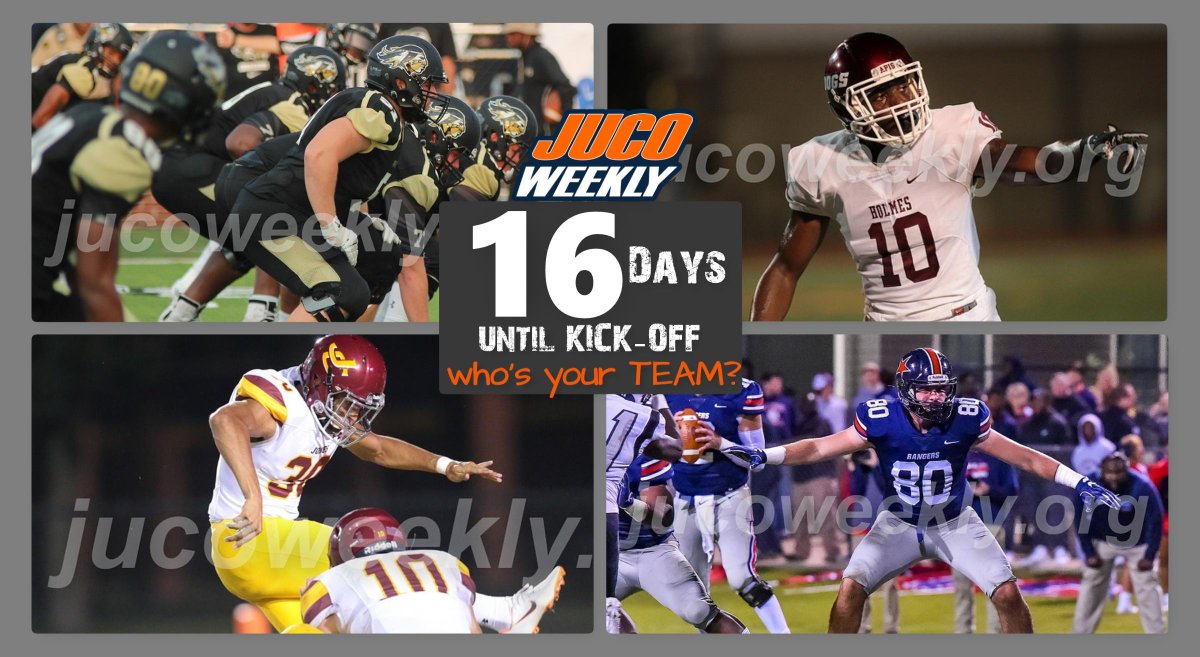 jucoweekly's tweet photo. Countdown to the 2019 MACJC football season. Who's your team? #WhoIsYourTeam #jucoweekly #MACJC2019
https://t.co/8Es7kfaQb8 https://t.co/0z6lqSOcpD