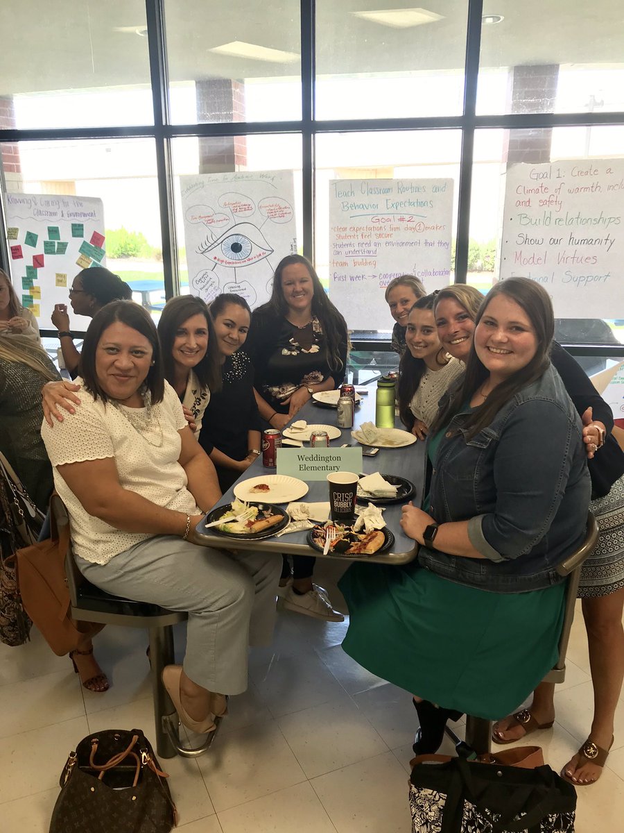 WeddingtonESNC's tweet photo. Welcoming our newest @WeddingtonES_NC Wildcat family members during the @NewtotheU luncheon! It is going to be a fantastic year! @UCPS_MonroeNC @AGHoulihan https://t.co/mxT9nX6iXN