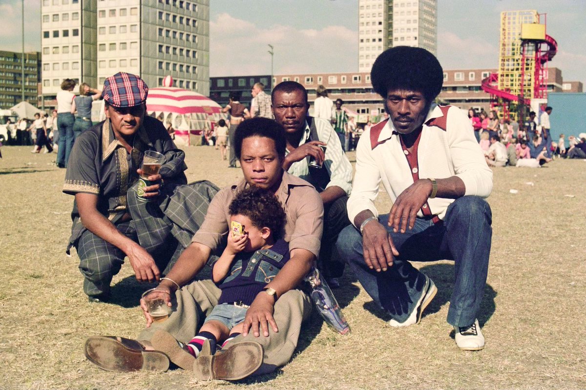 jacquieotag's tweet photo. East London during the 1970s by one of the UK's first black photographers, Bandele 'Tex' Ajetunmobi. Born in Nigeria in 1921, he died in 1994; most of his work was lost save for 200 negatives rescued by his niece. https://t.co/L8m99FVhWJ