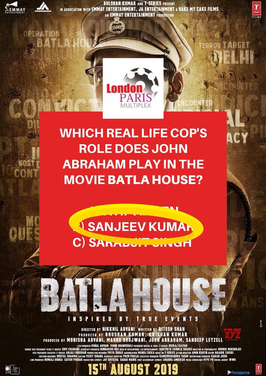 shucutiepie's tweet photo. @LondonParisKol @JohnAbrahamCLUB @JohnAbraham_On @Johnabrahamfan3 @india4contests @Contest_Hub @Contest_in @Contesttable @contestinIndia @ContestInd @Contestz_India A▪️B✨Sanjeev Kumar ✔️
#LondonParisMultiplex #MissionMangal
👯
@Sheetukankariy1
@G_hsr7
@sanghvinikita5
@friends4_eve
@GauravP26479152
@SanjayJ45449140
@aakash_beast786
@UrvashiBhatt17
@misssmita3
@harsh_083
@Ajay9790 https://t.co/J6yP763vQ7