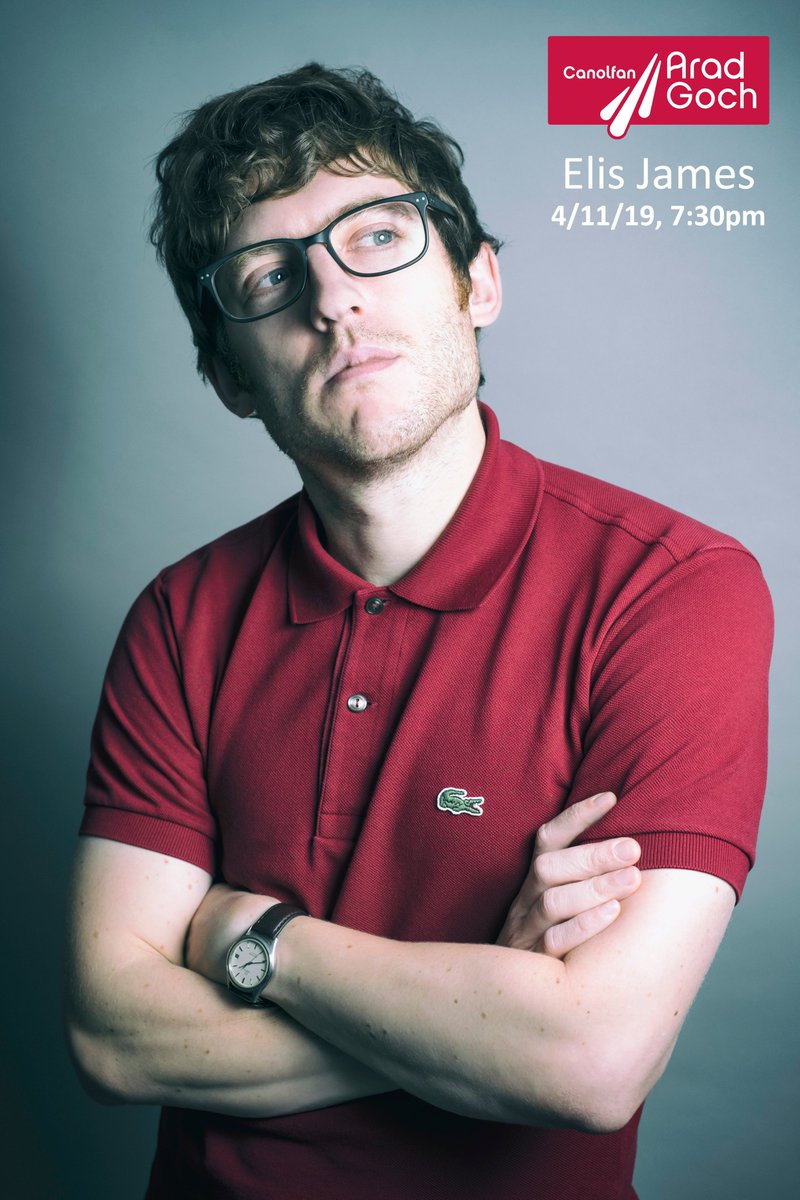CYHOEDDIAD CYFFROUS! EXCITING ANNOUNCEMENT!
Mae <a href="/elisjames/">Elis James</a> yn dod i Ganolfan Arad Goch gyda'i sioe Stand Up ddiweddaraf!
Elis James is coming to Canolfan Arad Goch with his latest Welsh Language stand up tour!
🗓️ 4/11/19- 7:30pm
Archebwch trwy:
wegottickets.com/event/480401
01970617998
