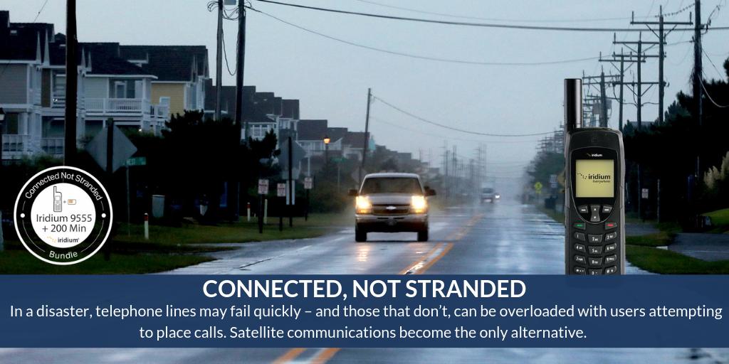 orbitalsatcom's tweet image. Be prepared with a satellite communications device, so you can stay connected, not stranded in case the worst should happen. 

Find out more about our Iridium 9555 and 200 minute bundle &amp;gt; bit.ly/2XYWvje 

#Hurricane #NaturalDisaster #SatellitePhone #Iridium #TipTuesday