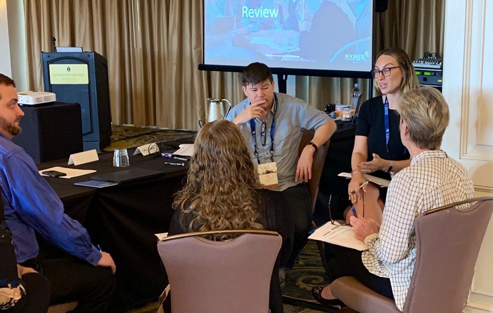 SurePrepLLC's tweet photo. The @ThinkPlanGrow #BoomerTechnologyCircle Summit continues in Kansas City. Stop by the SurePrep table to learn more about our next-generation #scanandpopulate solutions to transform your #1040tax practice! #BTCSummit2019 https://t.co/ABinclppLx