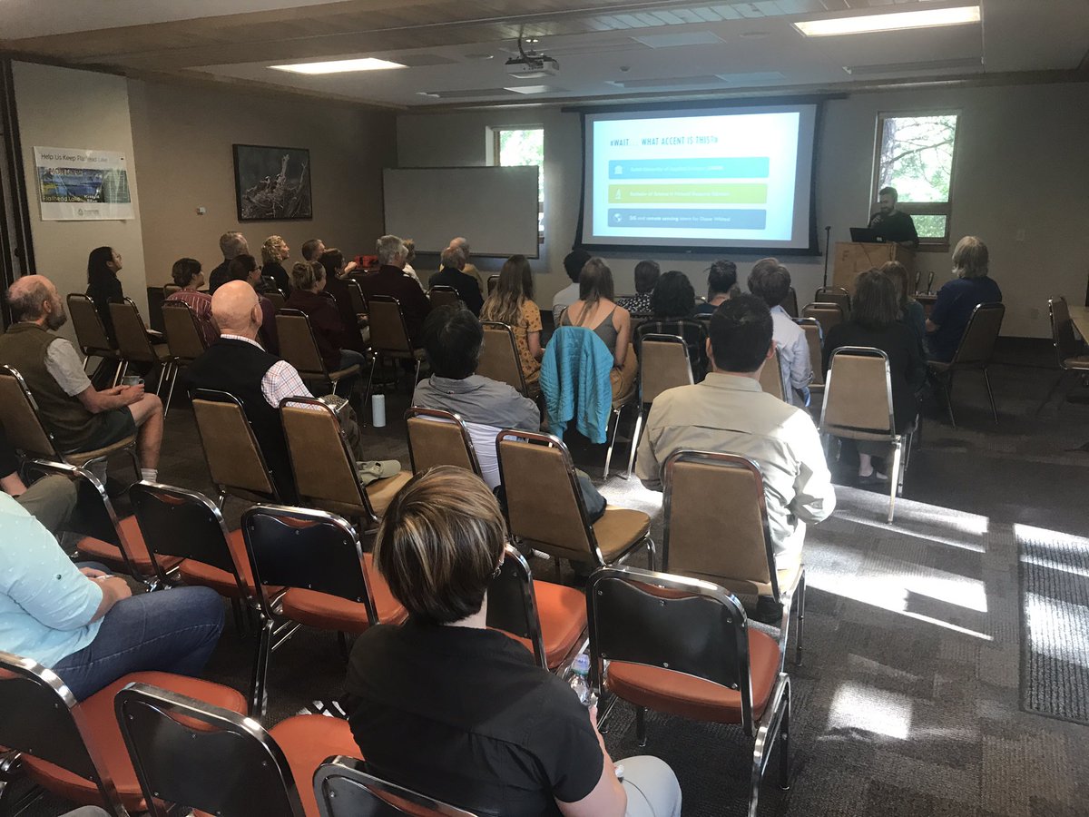 DrLimnology's tweet photo. Getting the presentations from our talented @FLBSUM interns and summer researchers started. So much cool stuff. #flbs19 https://t.co/xDOoiggN7S