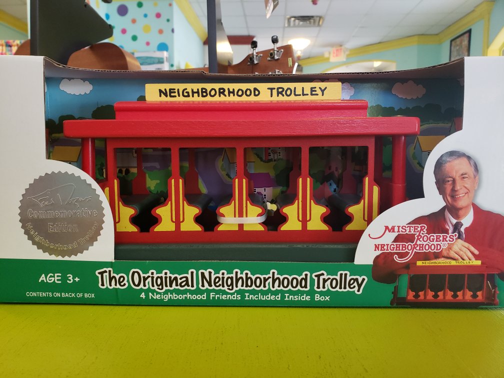 AmeliaIslandToy's tweet photo. So let's make the most of this beautiful day
Since we're together, we might as well say
Would you be mine?
Could you be mine?
Won't you be my neighbor?

(Official Mr. Rogers Trolleys are here!!!)
#ameliaisland #classicchildhood #fernandinabeach #astramighty #besttoystore https://t.co/Dorr6eGRzx