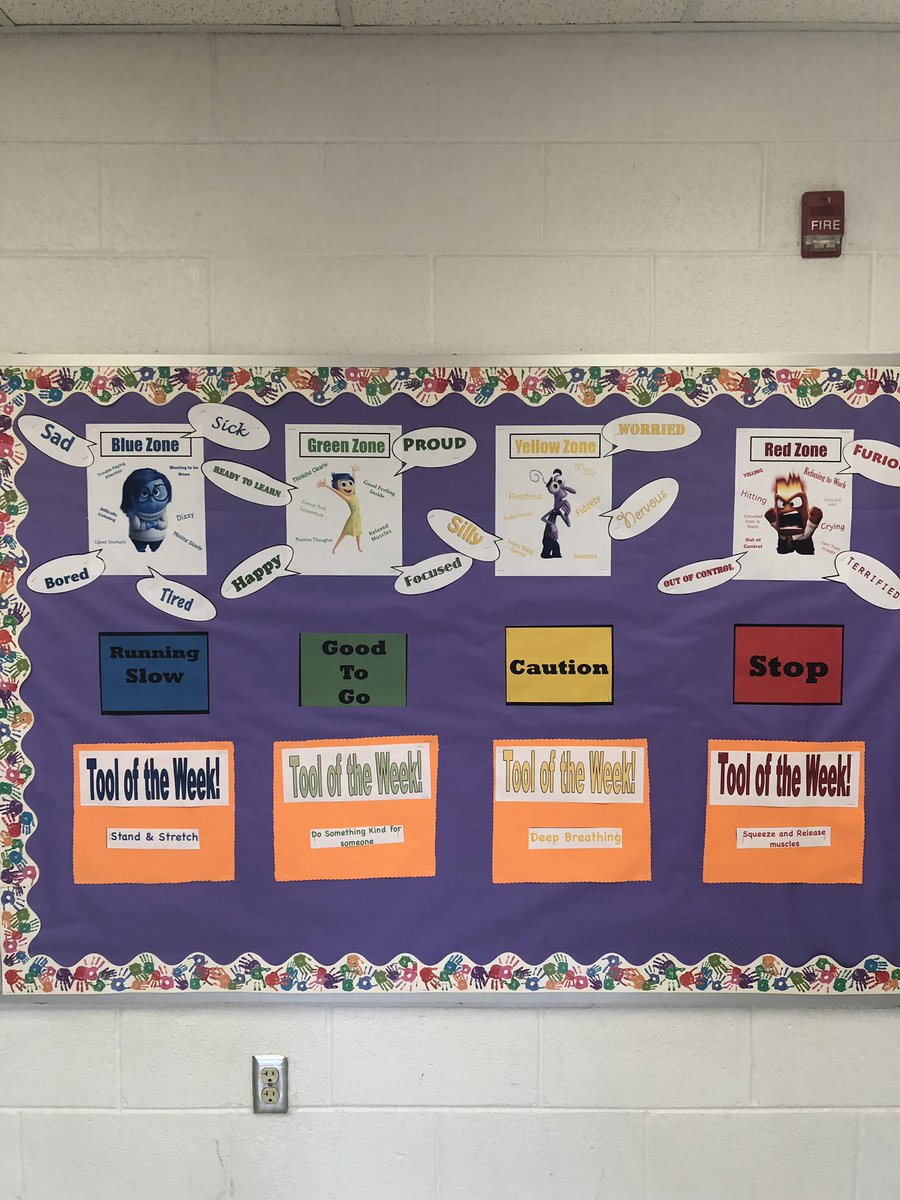 Love your Zones of Regulation board <a href="/MBESbobcats/">Margaret Brent Elem.</a> <a href="/SCPSchools/">Stafford Schools</a>