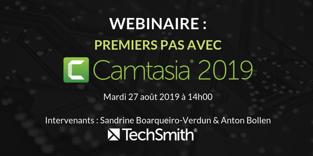 kapitec11's tweet photo. Il reste encore des places pour notre prochain webinaire "Premiers pas avec #Camtasia 2019". Vous découvrirez comment créer facilement des vidéos pro.
Mardi 27 août 2019 14h00. Durée : 45 min.
Inscription https://t.co/WGm3fNZvXr
#webinaire #video #screencast @Camtasia https://t.co/7hngq5gNk1