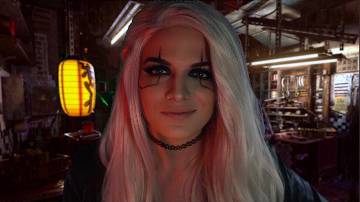 ASMRshanny's tweet photo. AHH my CYBERPUNK 2077 Fixing You video is now up!!  Come watch and share please lol lots of time and effects went into this I’m so excited about it:
https://t.co/Xzd6mMfARJ https://t.co/IsfZZcQUaM