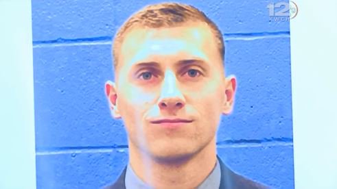 KWCH12's tweet photo. BREAKING: The Sedgwick Co. Sheriff's Office is asking for the public's help to locate Deputy Derick Chandler. They say disappeared after he was identified as a suspect in a felony investigation out of Wellington. https://t.co/TAZGCa9wP3 #kwch12 https://t.co/8tawX161r8