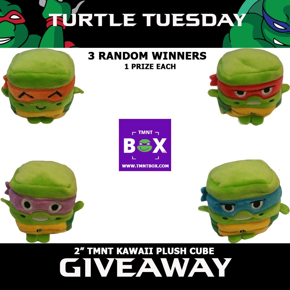 TMNTBox's tweet image. Comment with the hashtag #TurtleTuesday for your chance to win a 2" TMNT Kawaii Plush Cube. Winners will be chosen on August 20th, one winner from Facebook, Twitter &amp;amp; Instagram each. #tmntbox
Looking for more TMNT merchandise? Visit our shop at tmntbox.com/shop/
