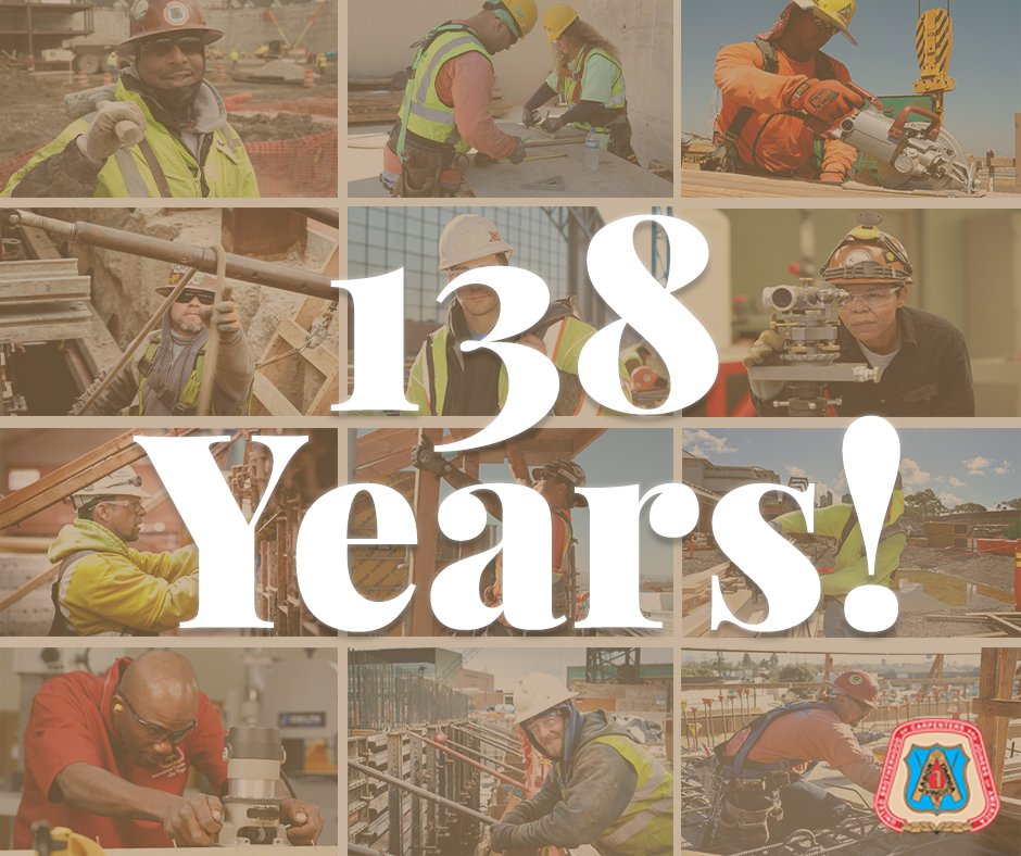 UBCJA_Official's tweet photo. We’re turning 138 today! On this date in 1881, Peter J. McGuire organized a convention in Chicago for 36 carpenters from 11 different cities. 138 years later and we’re still here, stronger than ever! https://t.co/8dVA2pYEu1