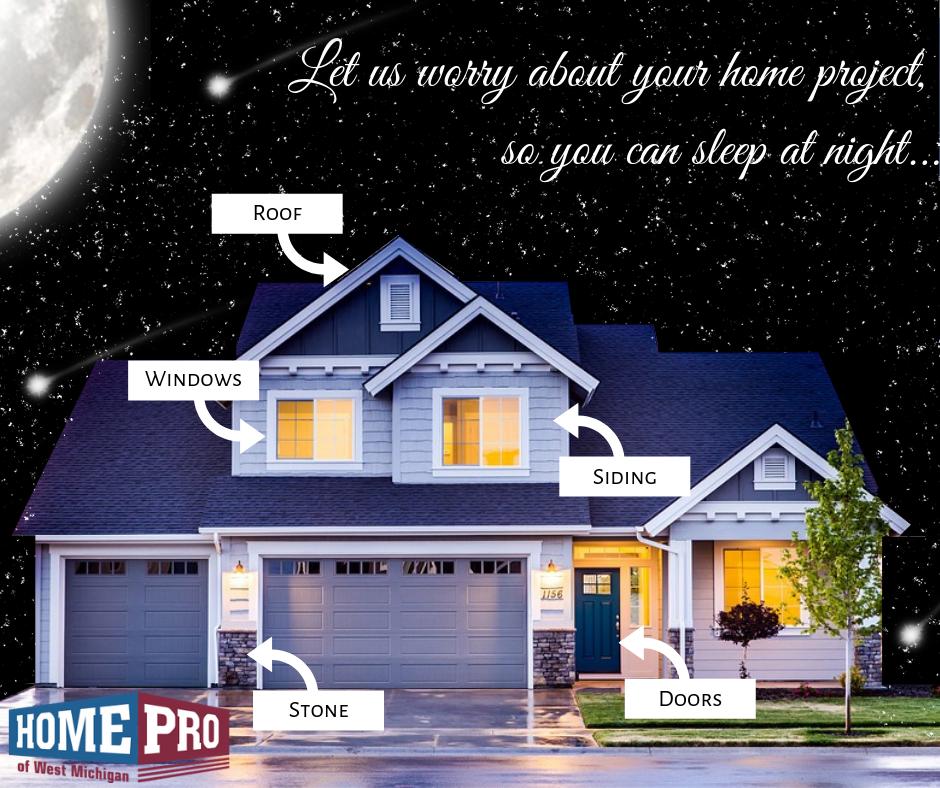 HomeProMI's tweet image. We can take the pressure of a home project off your shoulders. Sleep well at night knowing we can get it done! Call us to schedule a free estimate today!