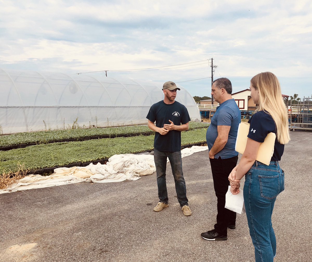 MDsBest's tweet photo. Checking out what’s in season at @MillerFarms1840 in PG County with Canadian Produce Buyers. #Maryland #MDsBest #MDGrown https://t.co/o0KSrsHxYE