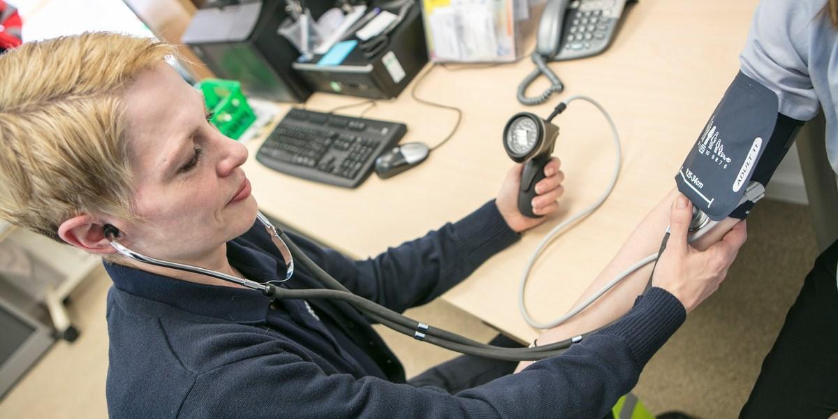 hinkleypointc's tweet photo. Professional health services are provided to all workers at #Hinkley Point C by @Duradiamond Healthcare.

This includes an on-site GP service, specially-trained nurses and a physiotherapist, with a holistic approach to physical and mental health support. https://t.co/PReb7RQw1R