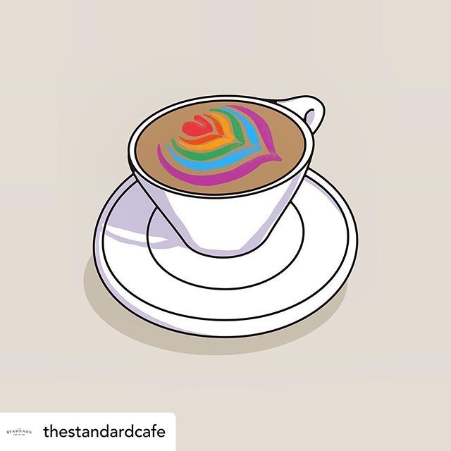 Diversity is what makes our little coffee community so amazing. Sharing this cute little illustration from <a href="/thestandardcafe/">The Standard</a> in Montreal ift.tt/2yUsq6s