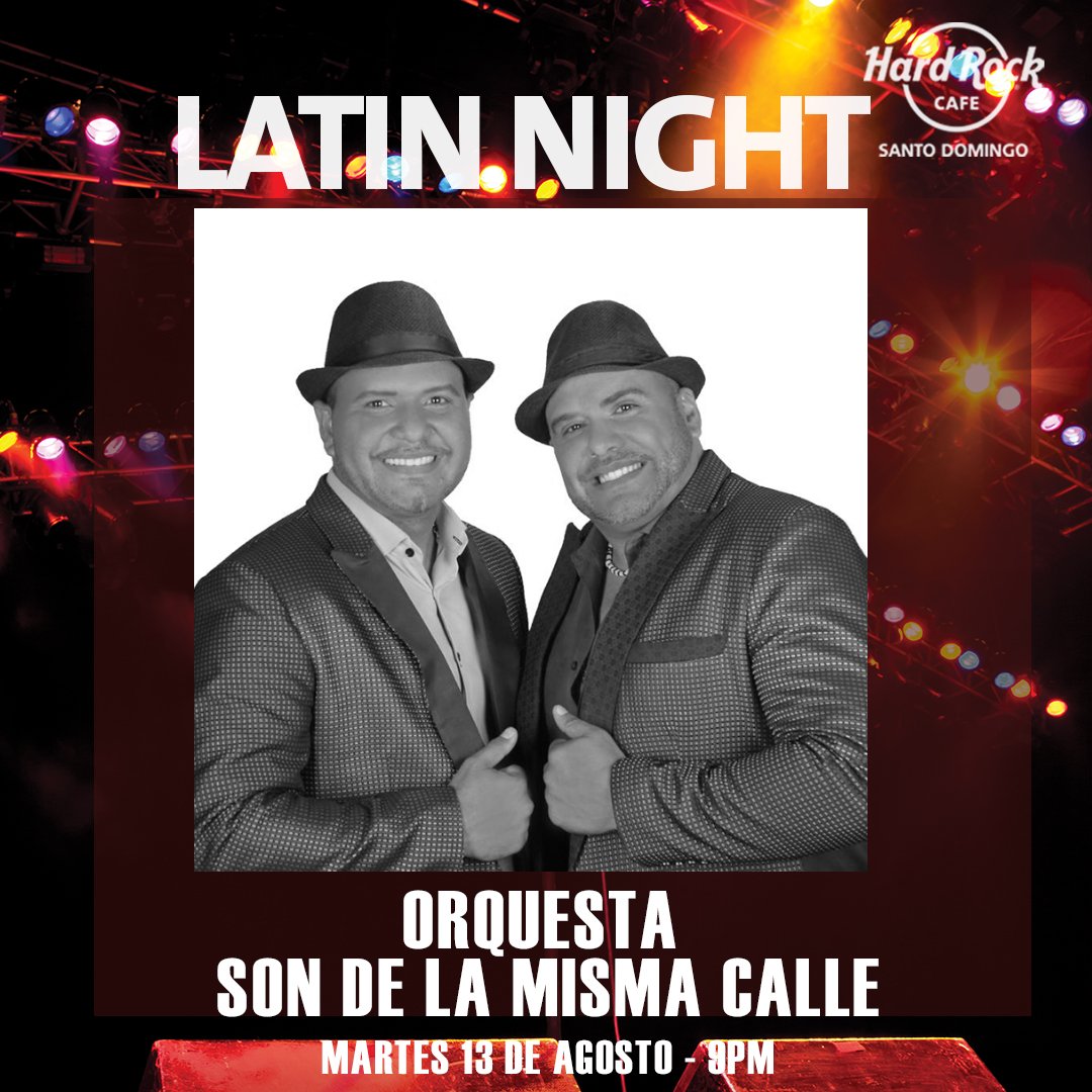 Let's dance!!! Como todos los martes, disfrutamos de una orquesta en vivo que toca lo mejor de la música latina. Ven a bailar, y olvídate que hoy es martes 13 😂😂😂😂😂😂 #ThisIsHardRock #HardRockCafe