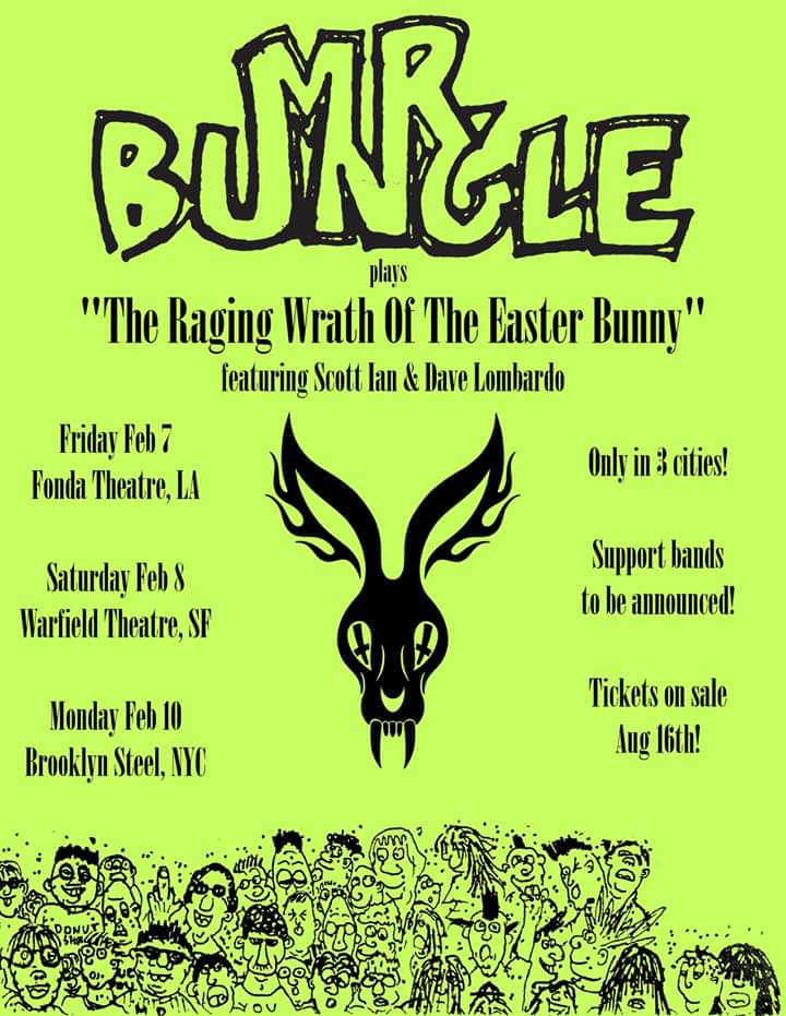 BillyBobWeible's tweet photo. Seriously!!! @MrBungle is playing 3 shows!!!! None of them are close to me. I have to go!!! HAVE TO!!! Not sure how I am going to make this happen. My brother live just outside of San Francisco, so that would be the one to go to. @take_shit_death, how are we going to get there?? https://t.co/0vGfOfrj7f