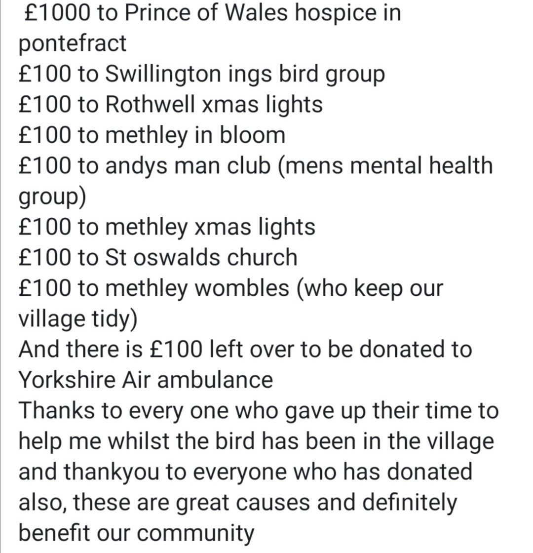SephPhotography's tweet photo. The Little Bustard collection has been handed out today, courtesy of Jenny, from the farm, and @DaveHunter4 from @SwillyIngsBG. Here's how it was split. Thanks again to everyone who donated for their generosity!! https://t.co/WUshRi05I4