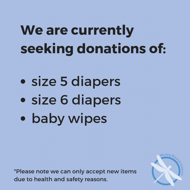 We're seeking donations! With many children staying at our shelters the following items are in high demand. 

Donations can be dropped off at Haven House (10 Acorn Way) or Anselma House (700 Heritage Drive) 9am-4pm weekdays. Thanks for all your support! ❤️