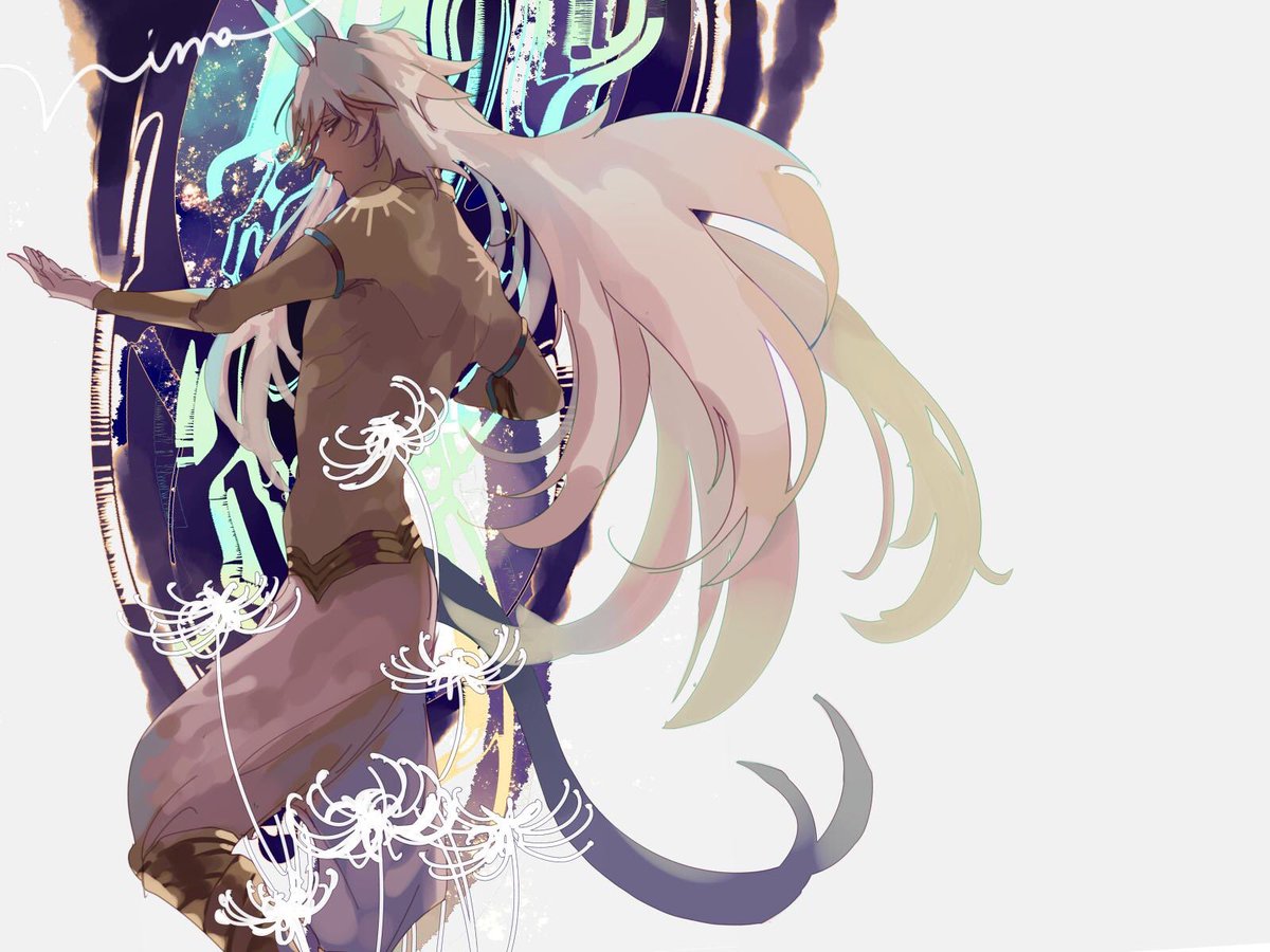 アルジュナ(Fate) 「ジュナオも見てくれー!!!! #俺が描いたジュナオを見てくれ 」|nima𓅪5/3超神の叡智のイラスト
