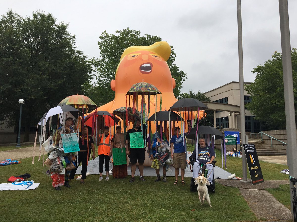 OhioSierraClub's tweet image. #shellNo #Trump. These jellyfish don’t want your plastic pollution. Address it at the source #planetorplastic