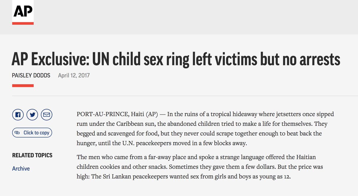 But many don't know exactly what kind of "assistance" they were providing.Where is the best place to steal children from besides US foster homes you ask? Mainly foreign foster homes in the third world.These parasites prey on the most vulnerable among us. True demons.