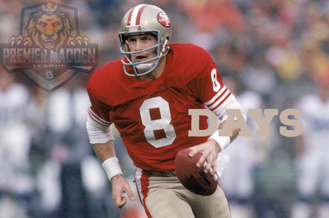 SGNPremierLG's tweet photo. We are eight days away from opening day of SGN Premier. The excitement is building! 
Who was your favorite NFL player to wear number 8?
@SportsGamersNow #NFL100 https://t.co/dpKFlHmnx9