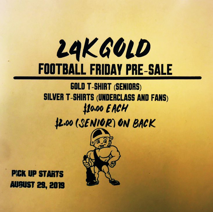 FremontRoss19's tweet photo. Gear up for the first football Friday! Pre order your shirt from benchmark ✨ https://t.co/a526pe8HqU