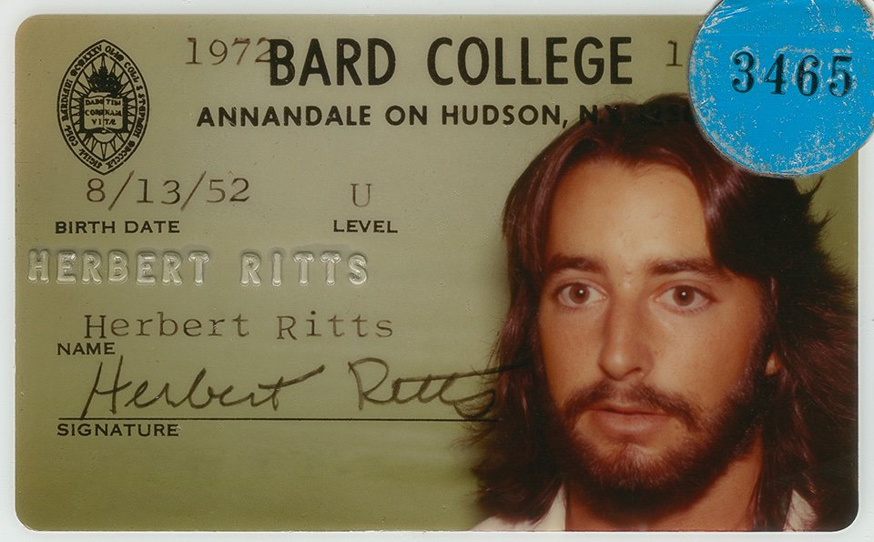 #herbrittsbackstory In 1972 Herb was attending Bard College studying economics. “In those days, I needed to dabble, Bard allowed me to do that. It also did something else for me far more difficult to articulate: It fostered individuality.' HBD Herb herbritts.com/#/backstory/au…