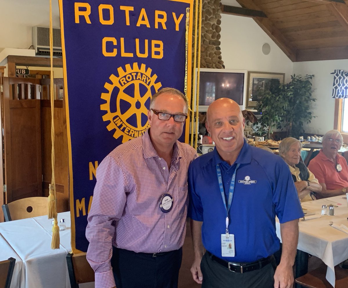 RotaryNantucket's tweet photo. Thank you Mark Cestari for speaking to the Club about the new Southern Airways Express service between Nantucket and Providence, Norwood, and New Haven. https://t.co/wj042rzMt5
