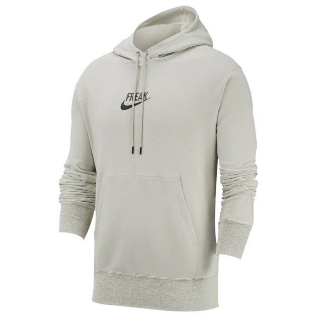 giannis freak hoodie light bone