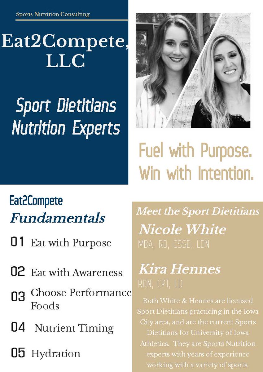Eat2CompeteRD's tweet photo. 🌀Have ❓about your performance nutrition❓
🔶 Want evidence-based nutrition education from licensed professional❓
🔴 Want that extra edge over competition❓

📲DM or email (eat2competerd@gmail.com) for more info about setting up a time to meet with Eat2Compete,LLC! https://t.co/YKJ53uHFW0