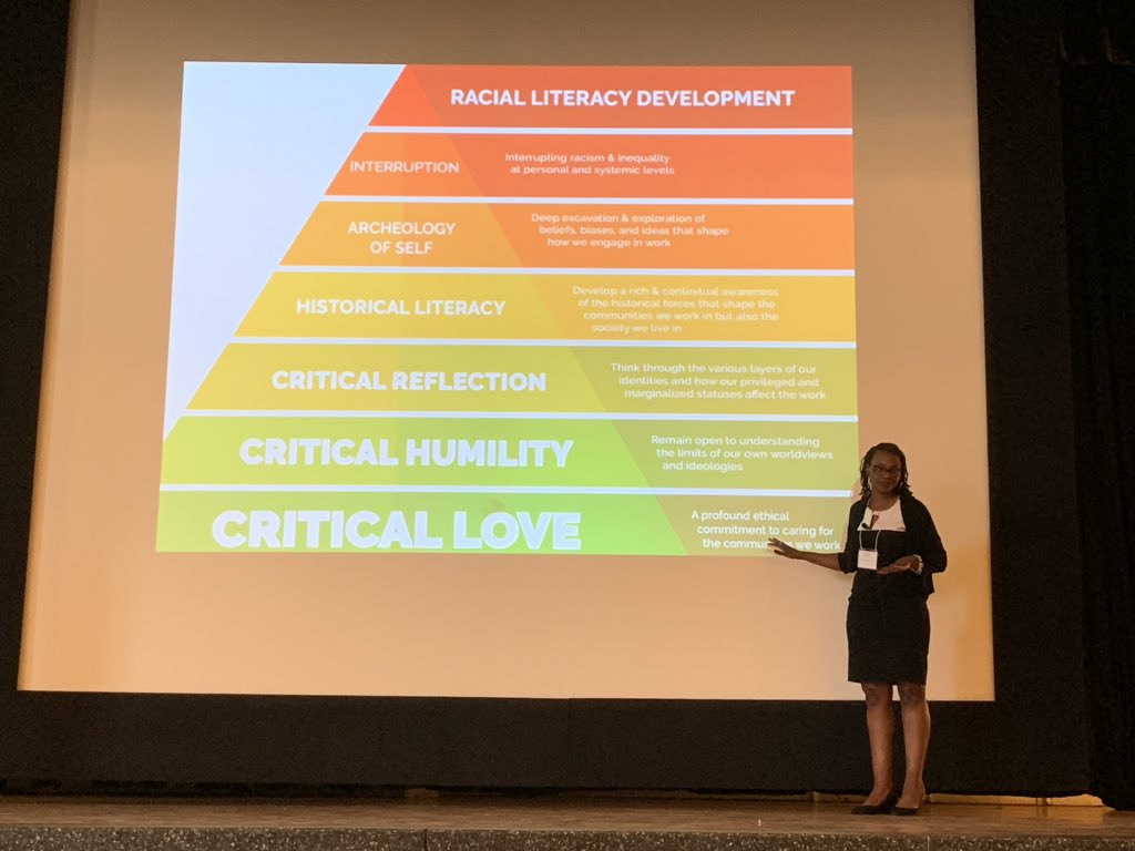 tayGraf's tweet photo. THANK YOU Dr. Yolanda Sealey Ruiz for sharing the truth about racial literacy &amp; implicit bias that we all need to digest, reflect on &amp; use to make changes to our practice. #CSI2019 #CRSE #CSMatters #CS4all https://t.co/o5wqGDSwhS